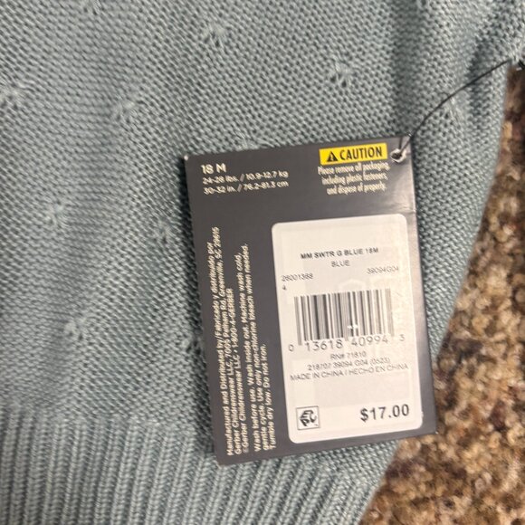 Gerber Modern Moments Baby Girls Sweater - NWT - Size 18M - 2048 - Picture 2 of 4